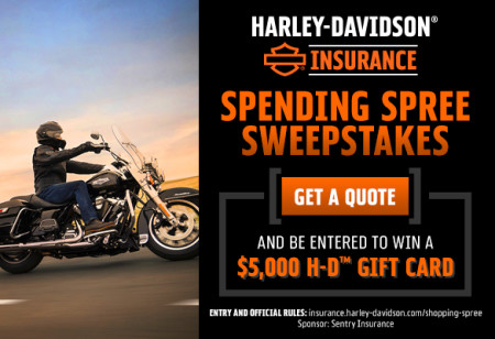 2019 H-D Insurance™ Sweepstakes Spending Spree