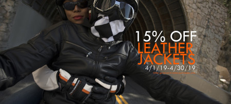 15% OFF LEATHER JACKETS