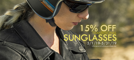 15% OFF TRANSITIONAL SUNGLASSES