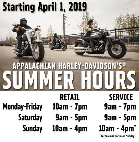 SUMMER HOURS BEGIN!