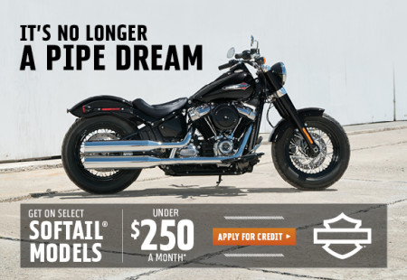 GET ON SELECT SOFTAIL® MODELS
