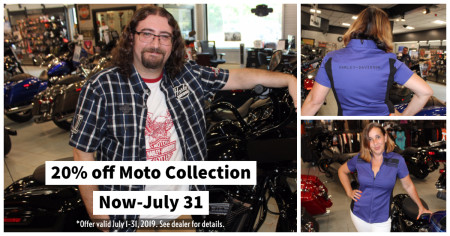 20% off Moto Collection