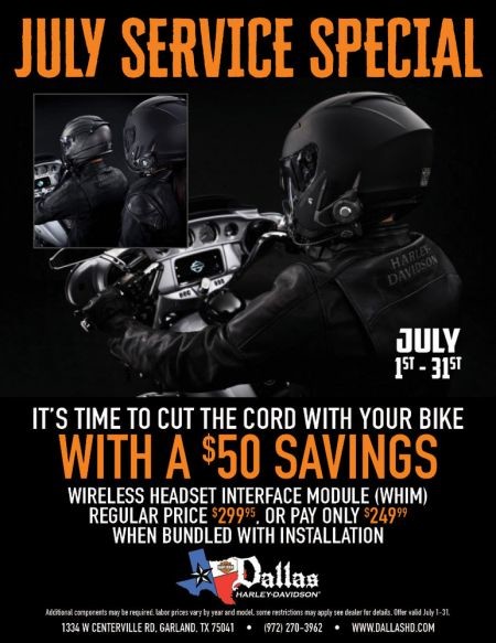 JULY SERVICE SPECIAL