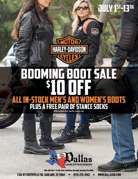 BOOMING BOOT SALE!