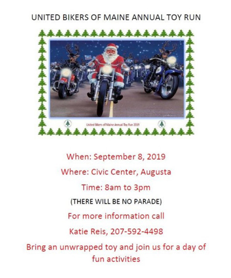 United Bikers of Maine Annual Toy Run