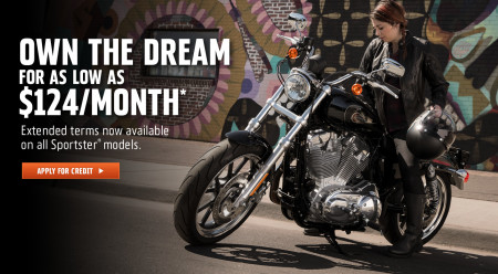 84-Month Financing on Sportsters