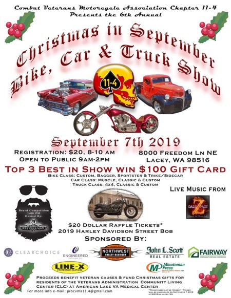 Christmas In September Bike, Car & Truck Show