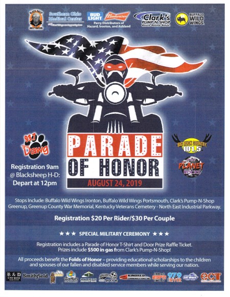 Parade of Honor Ride