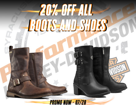 20% Off All Boots and Shoes