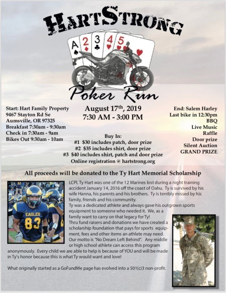 Hart Strong Poker Run