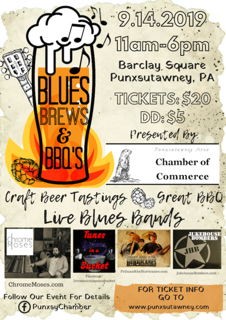 Punxy Blues Brews and BBQ's