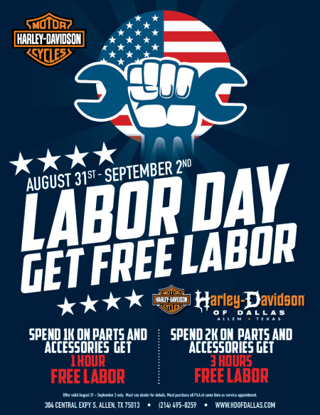 LABOR DAY GET FREE LABOR!
