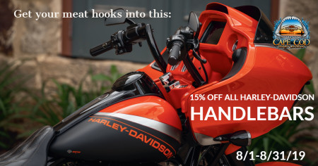 15% OFF all Harley-Davidson handlebars