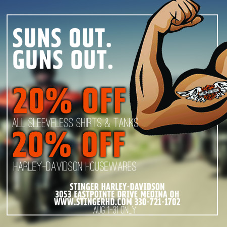 Suns out. Guns Out.
