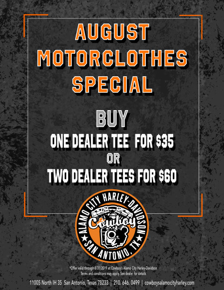Motorclothes August Specials