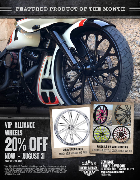 20% off VIP Alliance Wheels