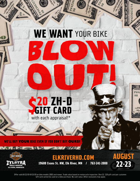 We Want Your Bike BLOWOUT