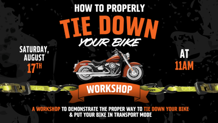 Tie Down Your Bike Workshop