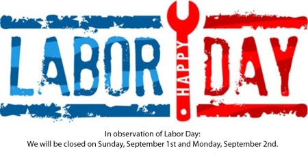 STORE CLOSED for Labor Day