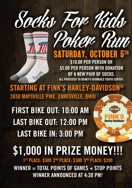 Socks for Kids Poker Run