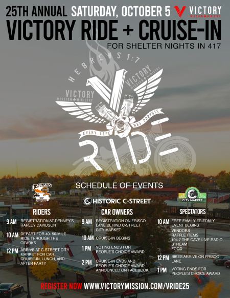 25th Victory Ride + Cruise-In