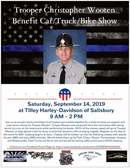 Trooper Christopher Wooten Benefit Car, Truck, and Bike Show