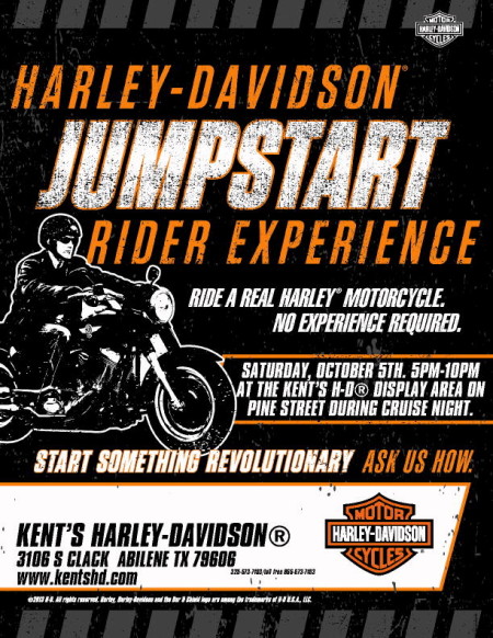 H-D JUMPSTART RIDER EXPERIENCE @ CRUISE NIGHT