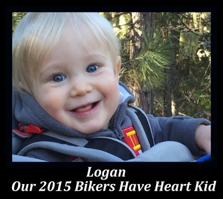 Logan, our 2015 Bikers Have Heart Kid