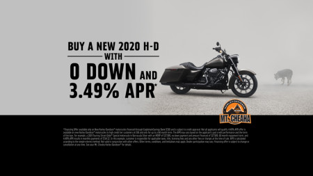 Zero Down on a new 2020 H-D®