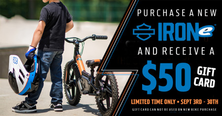 Purchase an Iron e & Receive a $50 Gift Card!
