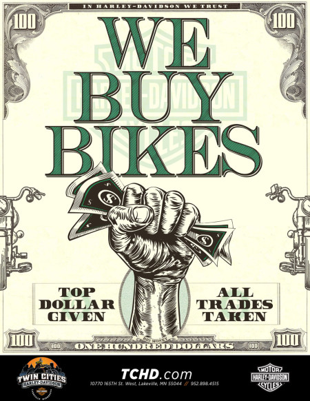 We buy bikes!