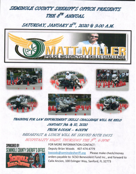 8th Annual Matt Miller Motor Skills Challenge