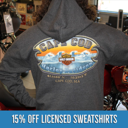 15% Off Licensed Sweatshirts