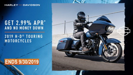 2019 TOURING MODELS FINANCE OFFER
