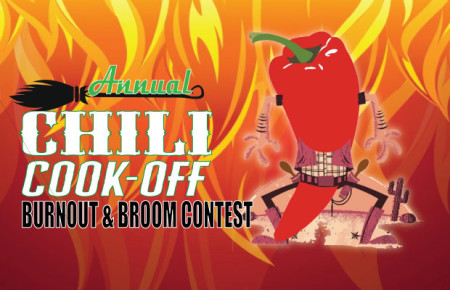 Annual Chili Cook-off w/ Burn Out & Broom Contest!