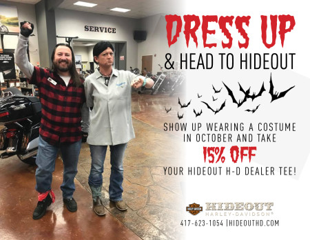 Dress up & head to Hideout!