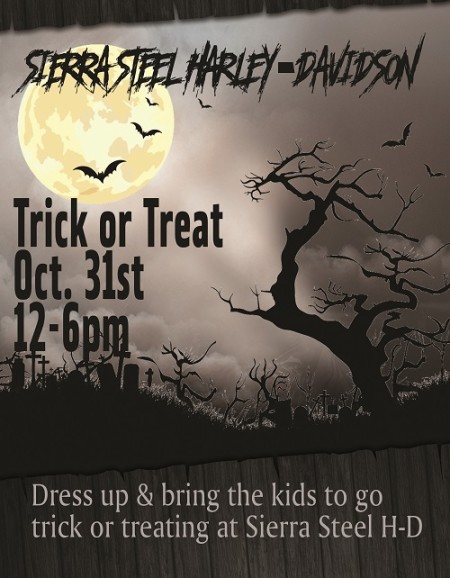 Trick Or Treat at Sierra Steel Harley-Davidson