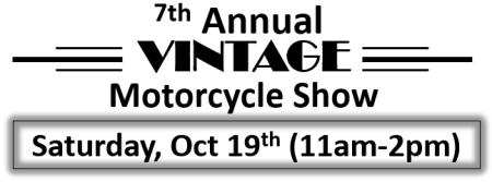 7th Annual Vintage Motorcycle Show