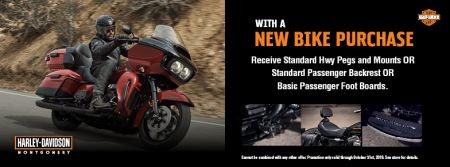 WITH NEW BIKE PURCHASE
