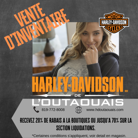 Harley-Davidson® de l'Outaouais | Vente D’Inventaire