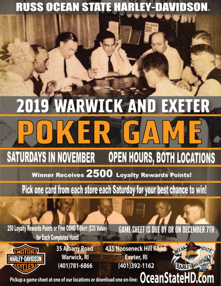 Warwick and Exeter Poker Game