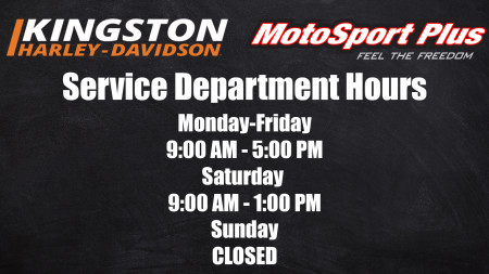 New Service Department Hours