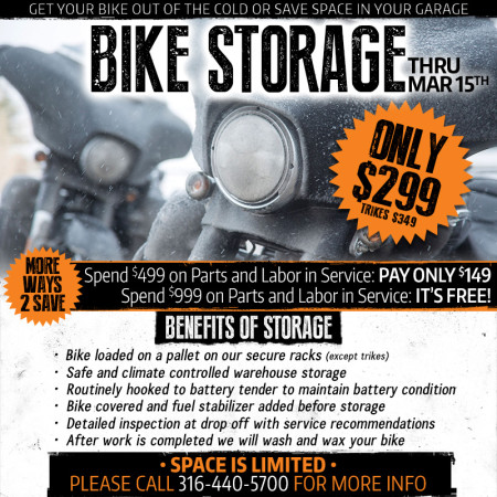 Winter Bike Storage