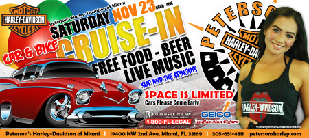Car & Bike Cruise-In Petersons Harley-Davidson of Miami