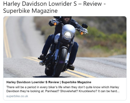 Harley-Davidson Low rider S- review- Superbike Magazine