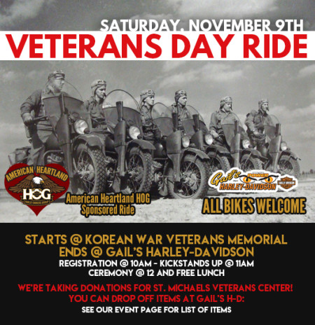 Veterans Day Ride