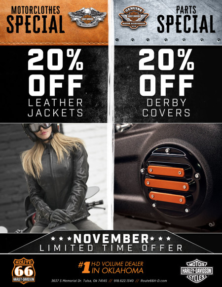 MotorClothes & Parts Monthly Specials