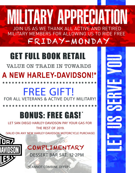 Military Appreciation Weekend!