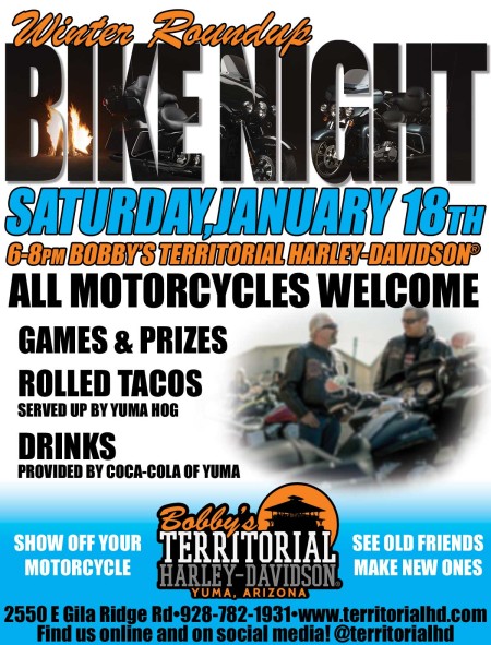Winter Roundup Bike Night