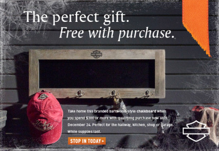 The Perfect Gift. Free With Purchase.